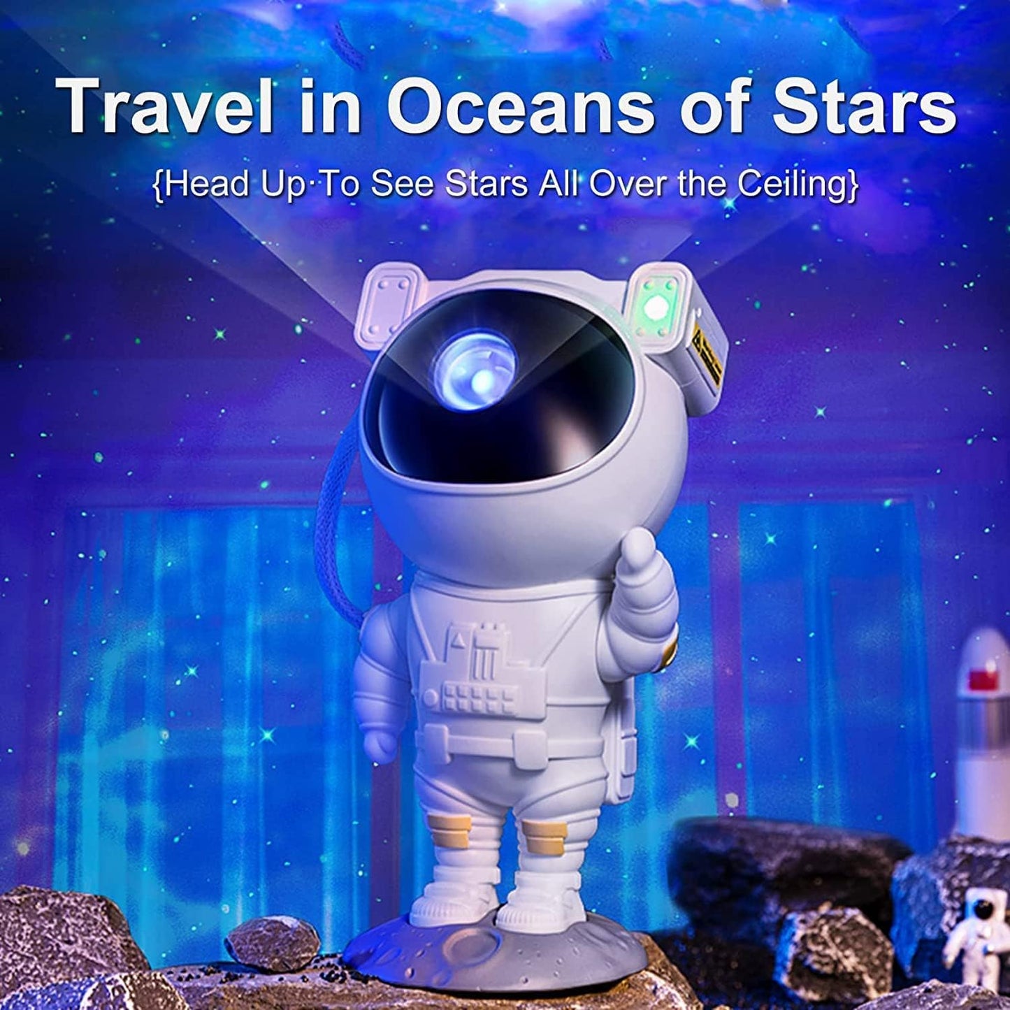 Galaxy Vibes™ Astronaut Projector