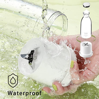 Portable 6-Blade Smoothie Maker | USB Rechargeable Juicer Bottle Blender for Juices, Shakes, and Smoothies
